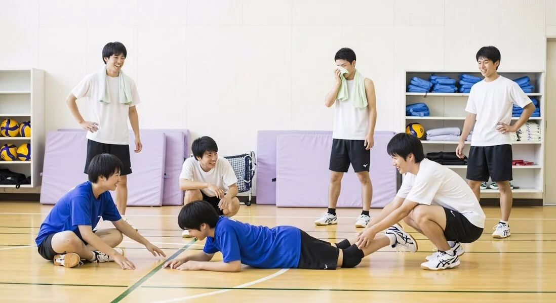 Mlad športnik na treningu